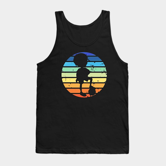 Soccer Boy Rainbow Sunset Tank Top by Prideopenspaces